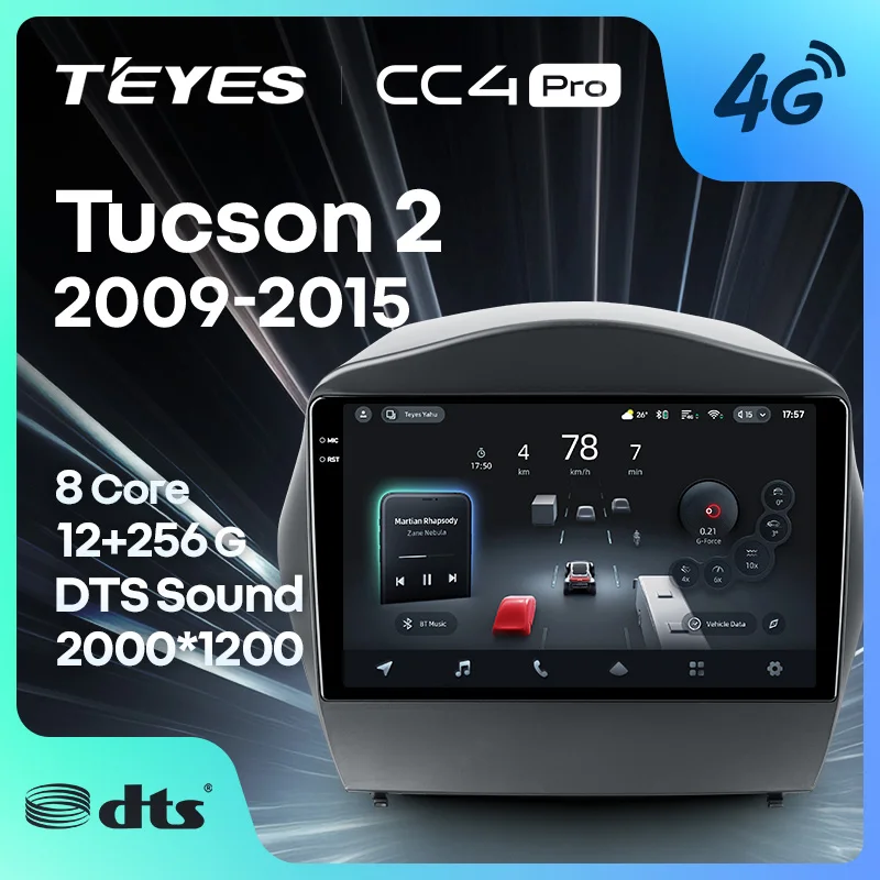 

TEYES CC4 PRO For Hyundai Tucson 2 LM IX35 2009 - 2015 CarPlay Auto 2DIN Autoradio Car play Radio Multimedia Stereo