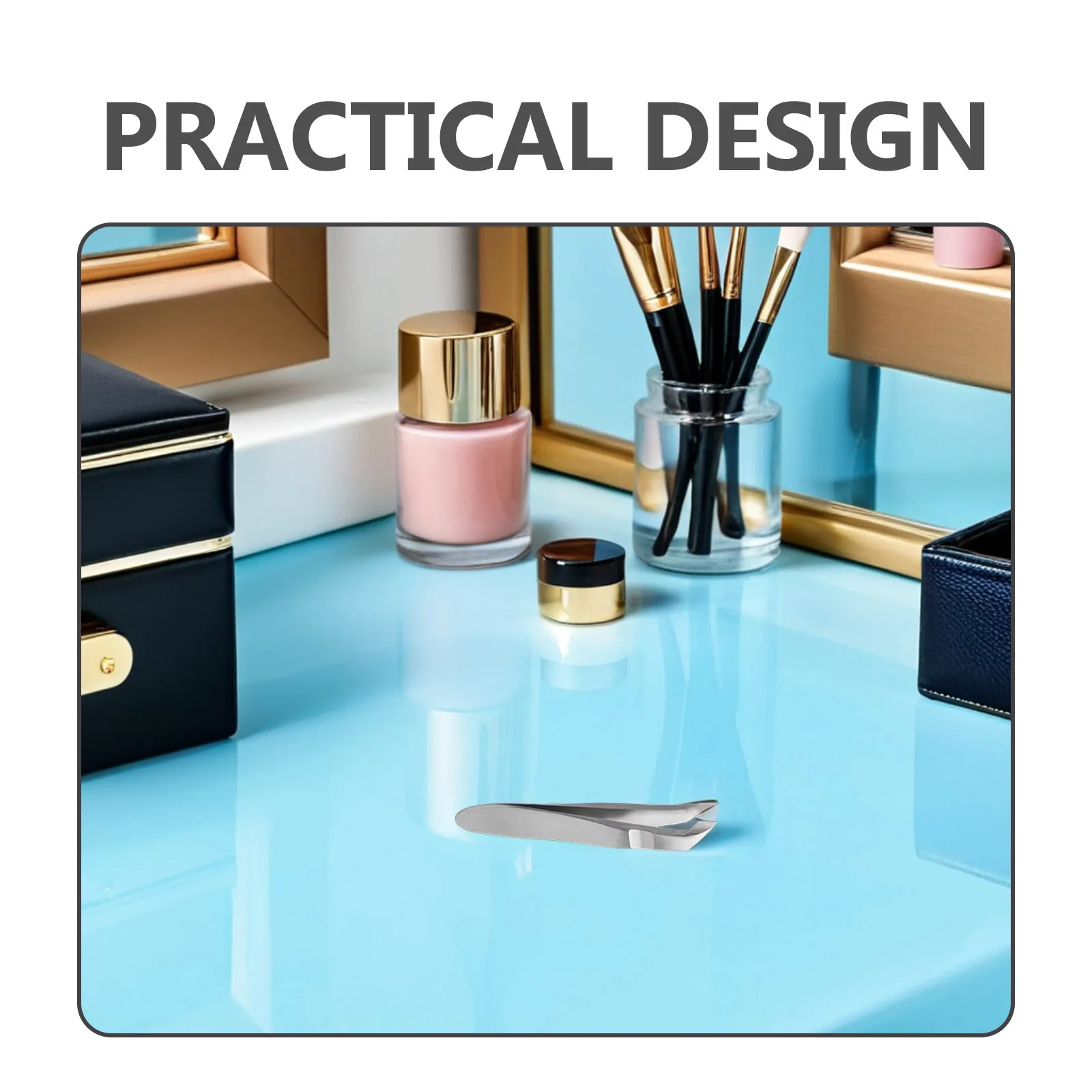 Pince à cuticules professionnelle en acier inoxydable, dissolvant de peau morte, outil de manucure, pince à cuticules pratique et Durable