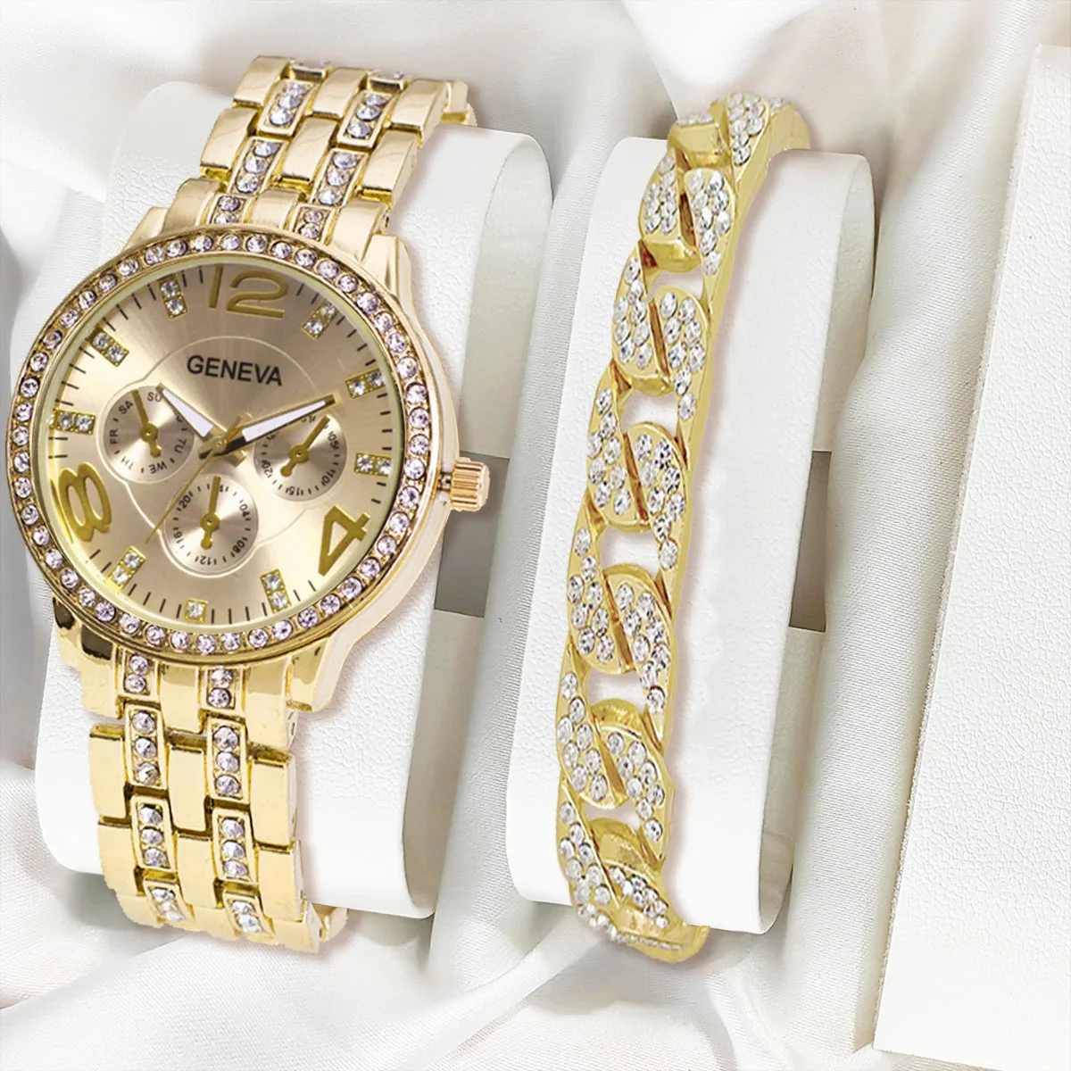 

Женские кварцевые часы из нержавеющей стали с бриллиантовым браслетом в стиле милитари, повседневные наручные часы со стразами, Relogio Feminino