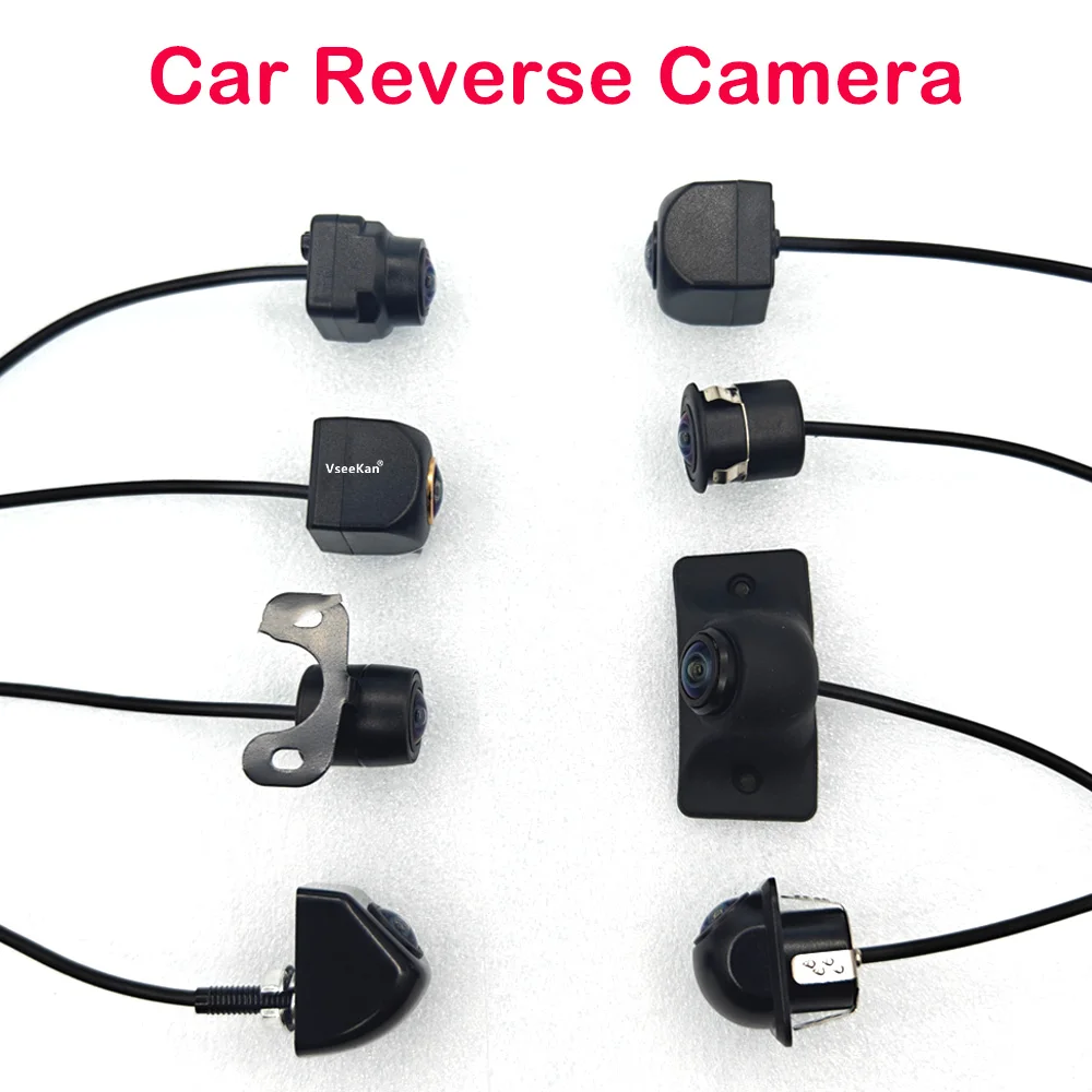 AHD 1080P Car Rear View Camera Dynamic Ruler HD Night Vision Backup Camera CVBS/AHD Switchable Parking Camera Waterproof