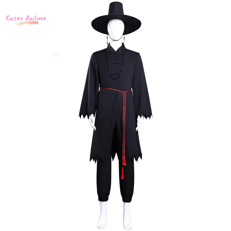 Kpop caçadores de demônios sa js meninos cosplay traje uniforme halloween carnaval festa natal jogar papel roupas