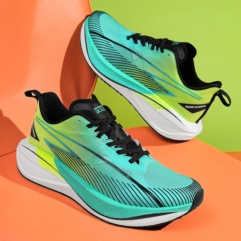 

Кроссовки мужские, летние, новые кроссовки с дышащей сеткой, высокоэластичные амортизирующие тренировочные кроссовки, новинка 2025, модные теннисные туфли для подростков