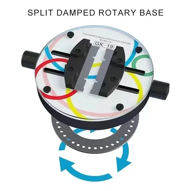 كفاءة ل Mijing العالمي رقاقة اللوحة تركيبات للهاتف المحمول PCB وحدة المعالجة المركزية IC رقاقة إزالة الصمغ إصلاح المشبك