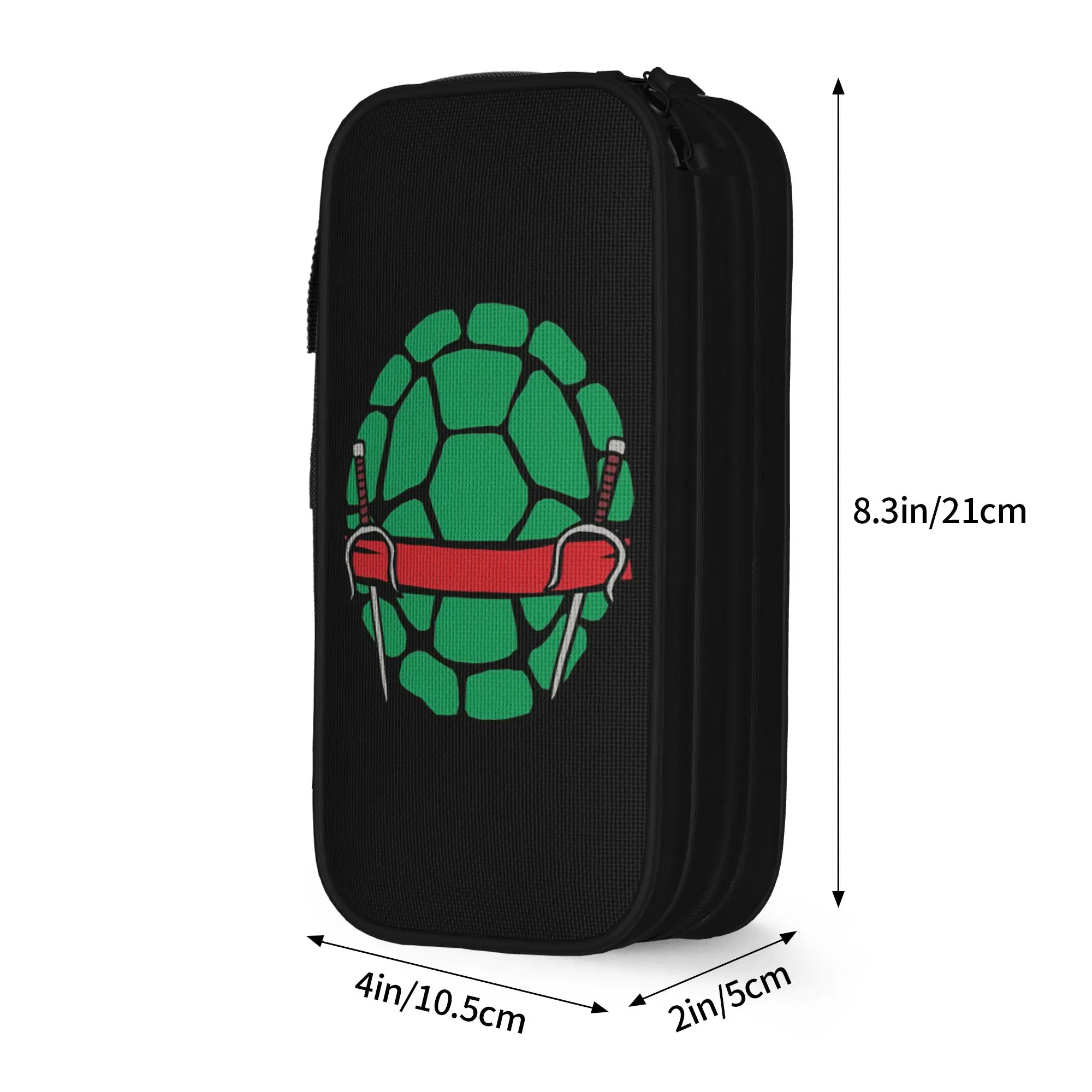 Creative TMNT T-Turtles Raph Pencil Case  Pencilcases Pen Kids Big Capacity Bag School Supplies Gift Stationery