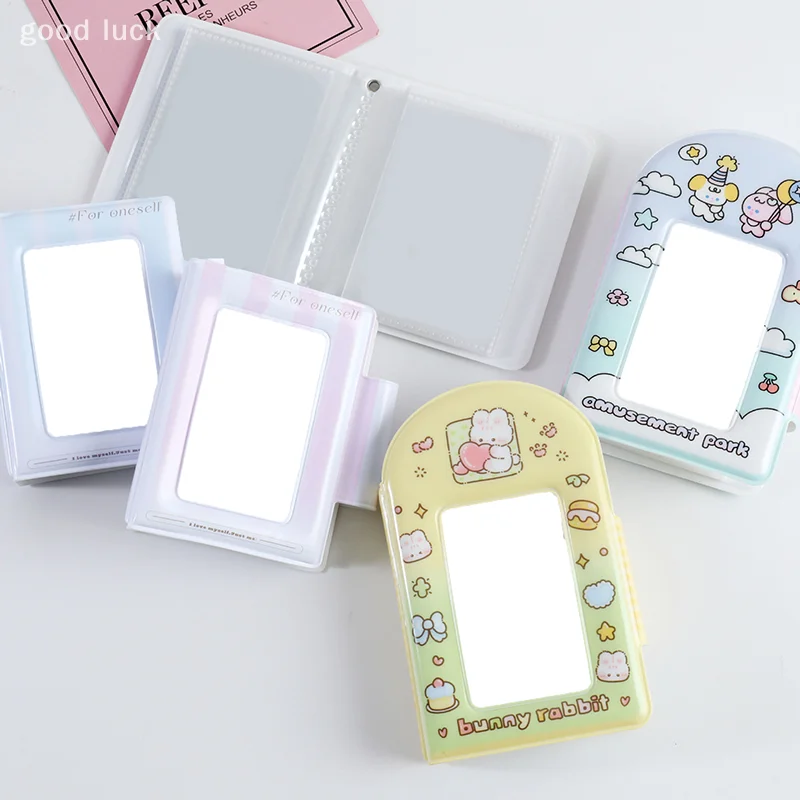 Śliczny album fotograficzny 3-calowy uchwyt na karty fotograficzne Idol Card Binder Collection Book 32 Pocket Book Album Photocard Storage Case