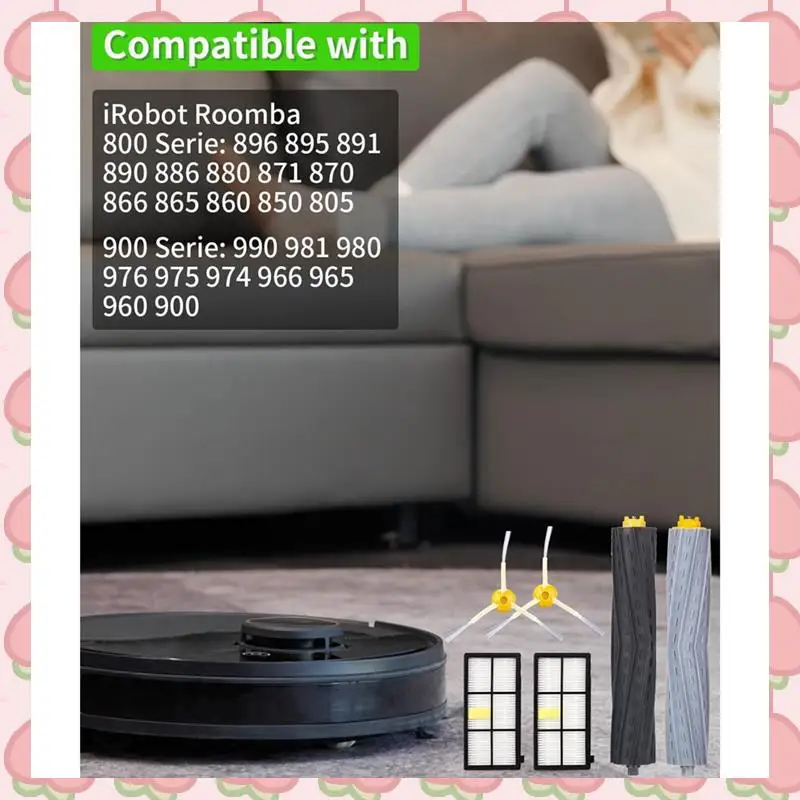 N18R ل اي روبوت رومبا 860 865 870 880 896 960 966 971 976 980 981 جهاز آلي لتنظيف الأتربة فرشاة جانبية رئيسية فلتر Hepa أجزاء الوصول