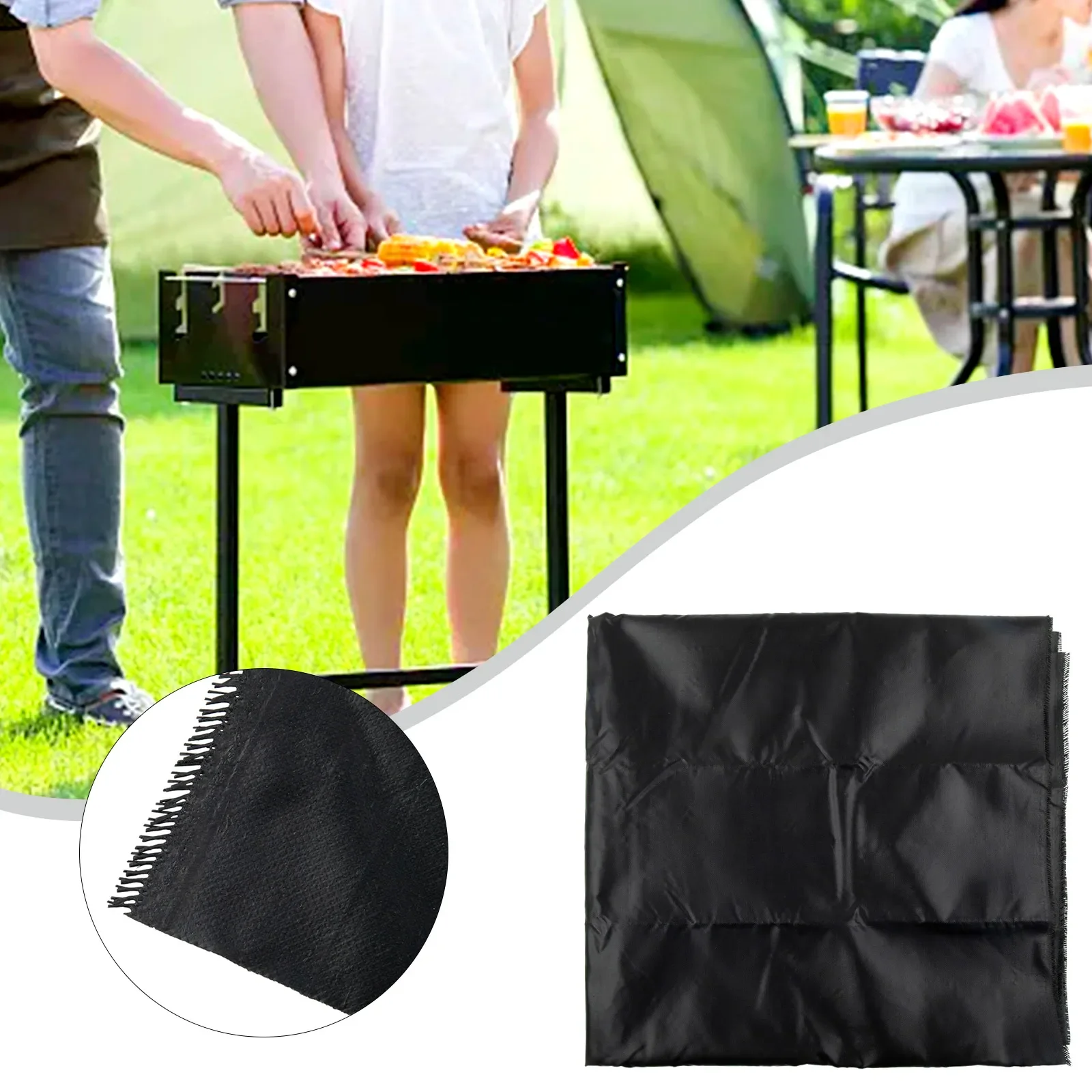 

BBQ Fire Mat Fireproof Heat Resistant Mat Deck Patio Outdoor Floor For Indoor Outdoor Barbecue BBQ Accessories Supplies