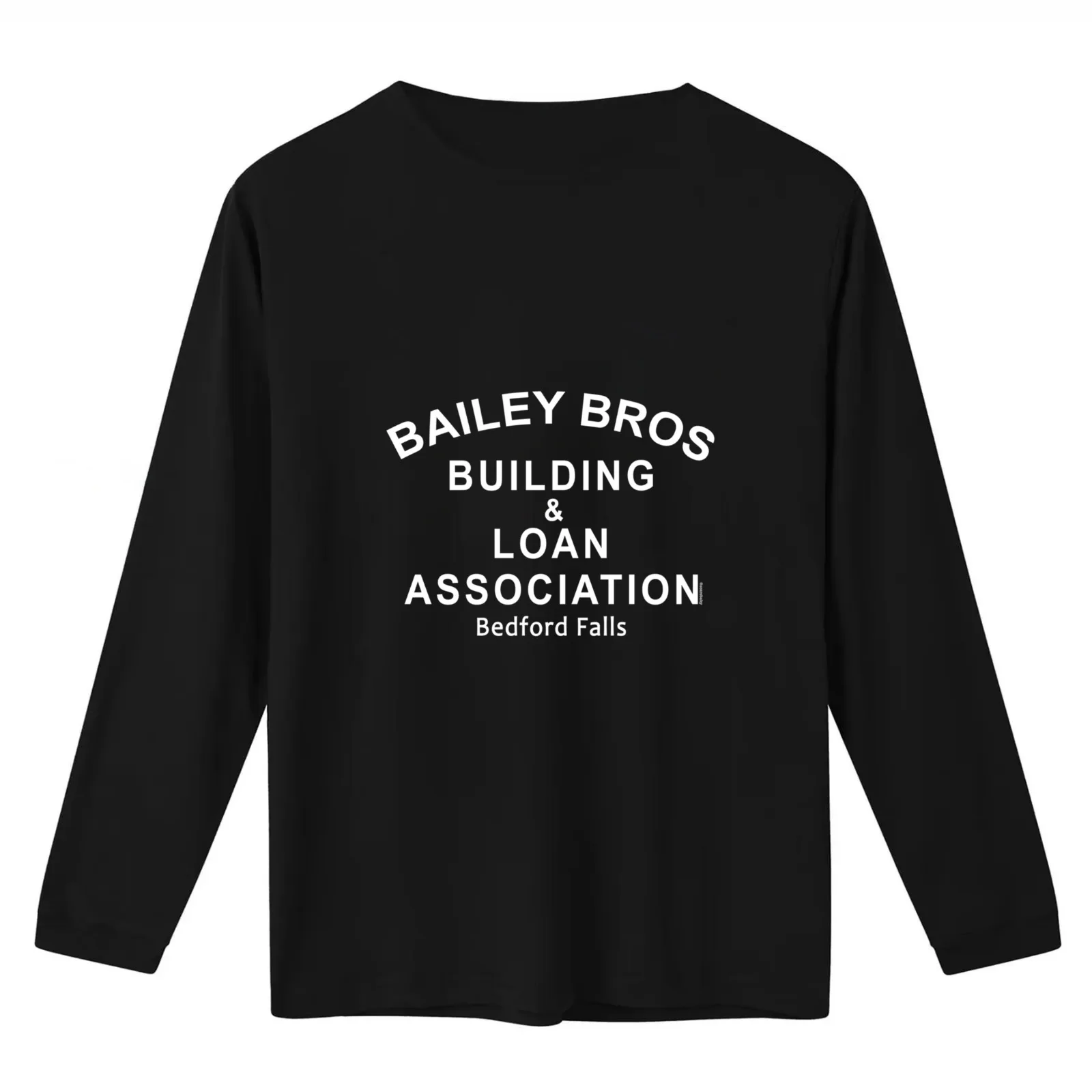 Bailey Bros Building and Loan T-Shirt Summer Casual Cotton Tee Oversized Streetwear Tops Vintage Graphic Print 100% Cotton