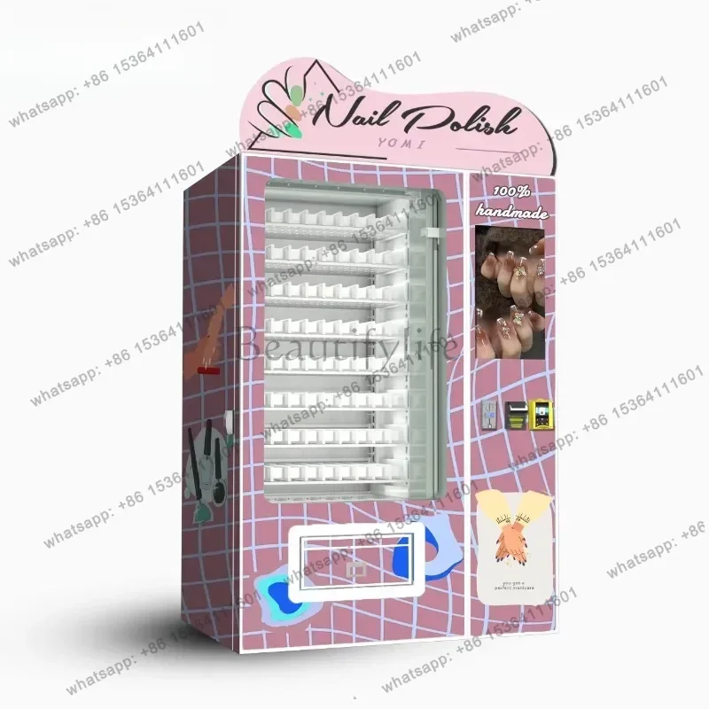 Customized Skin Care and Jewelry Vending Machine OEM ODM with Credit Card Payment Beauty Cosmetics Manicure Dispenser