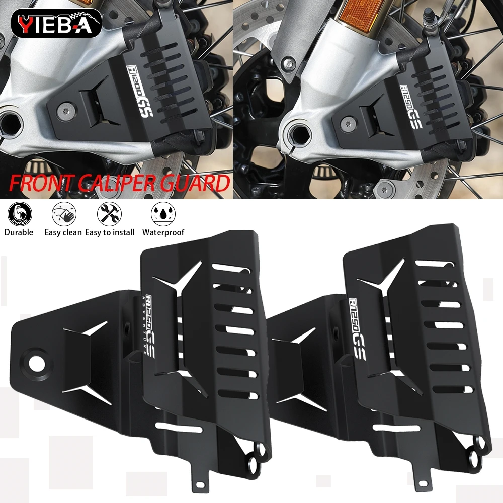 

For BMW R1200GS R 1200 GS LC ADV 2014-2023 2022 R1250GS Adventure GS1250 Motorcycle Left&Right Front Brake Caliper Guard Cover