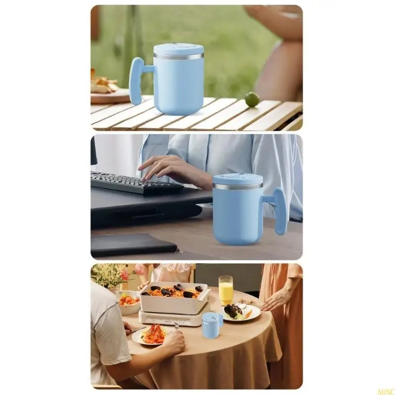 A0NC Tazas agitación eléctrica duradera 400 copa mezcla para mezclar suave en viajes