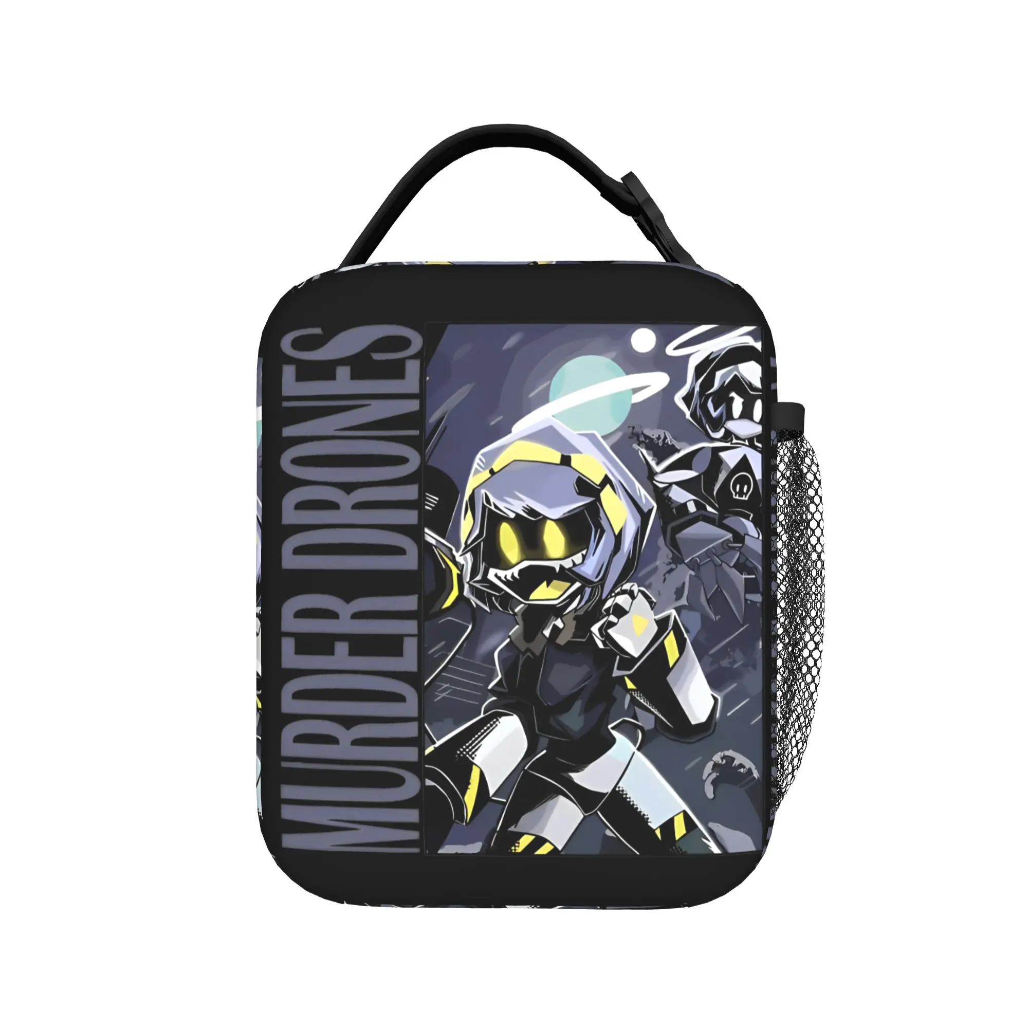 Murder Drones Insulated Lunch Bags Cooler Bag Reusable,Lunch Container Manga Portable Tote Lunch Box Food Bag Office  Travel