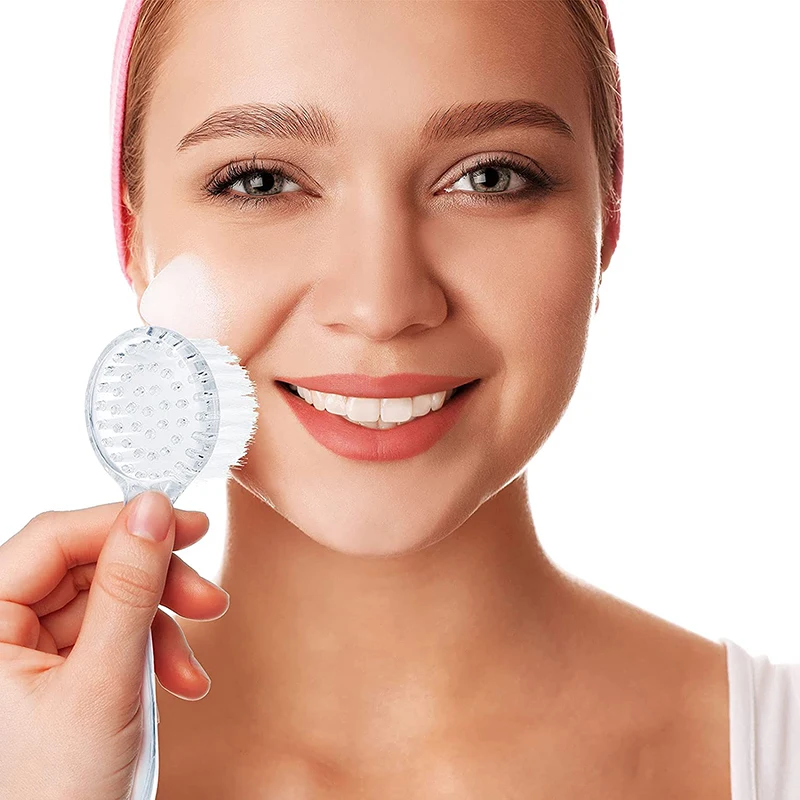 1 PC Soft Handmade Cleansing Brush Face Brush To Clean Pores And Remove Blackheads