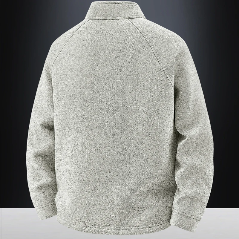 Jacket Mens M-4XL 5XL Autumn Winter New Fleece Thickening Mens Jackets High Quality Men's Casual Coats Keep Warm Jacket 26611