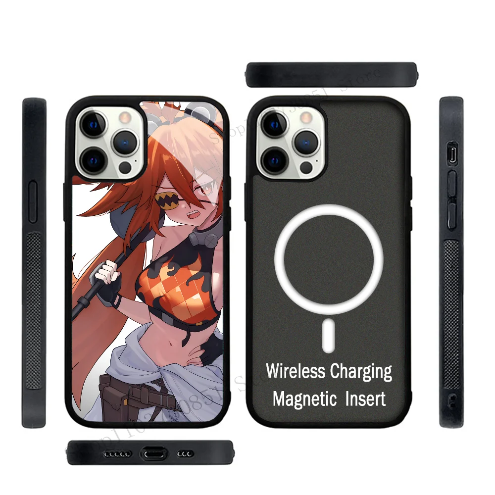 Game Anime Zenless Zone Zero Koleda Belobog Phone Case Strong Magnetic For IPhone 15 14 13 Pro Max 11 12 Mini Alex Mirror For