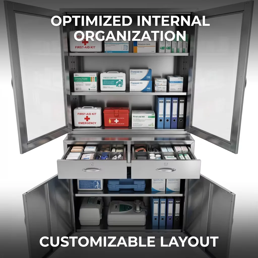 Pharmaceutical Cabinet Medicine Storage Filing Cabinet for Home Office Hotel Hospital