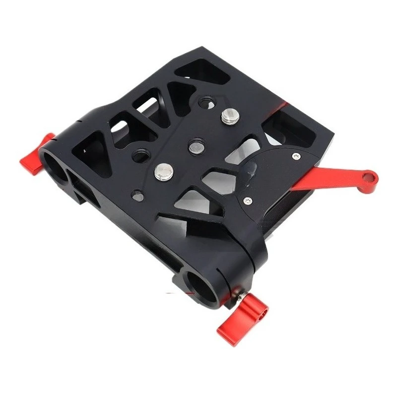 For ARRI BP-8 19mm Guide Rail Quick-loading Plate, Multi-function Base and Dovetail Skateboard 12 Inches, Skateboard Baseplate
