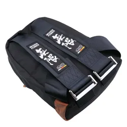 JDM Style Mugen Racing Fabric Strap Style School Backpack Car Canvas Backpack Bride Bag Racing Souvenirs