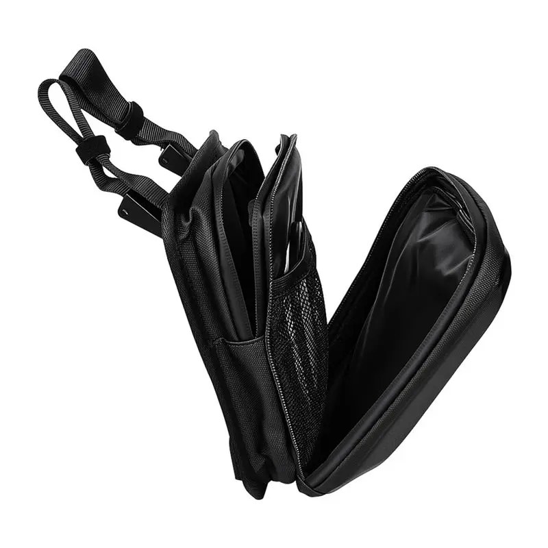 AA90-For Bicycles/Electric Scooters Compatible Smart LED Handlebar Bag Waterproof Storage Bag With Custom Pattern Feature