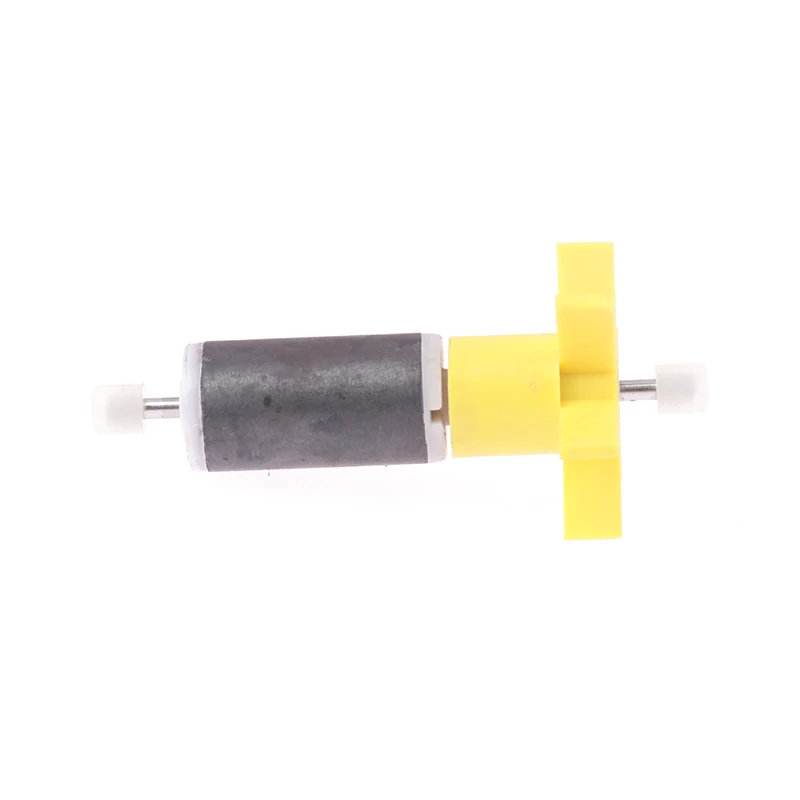 Aquarium Water Pump Yellow Replacement Filter Impeller Rotor Includes Shaft Bearing Pump RotorMicro Aquarium Pump Accessories