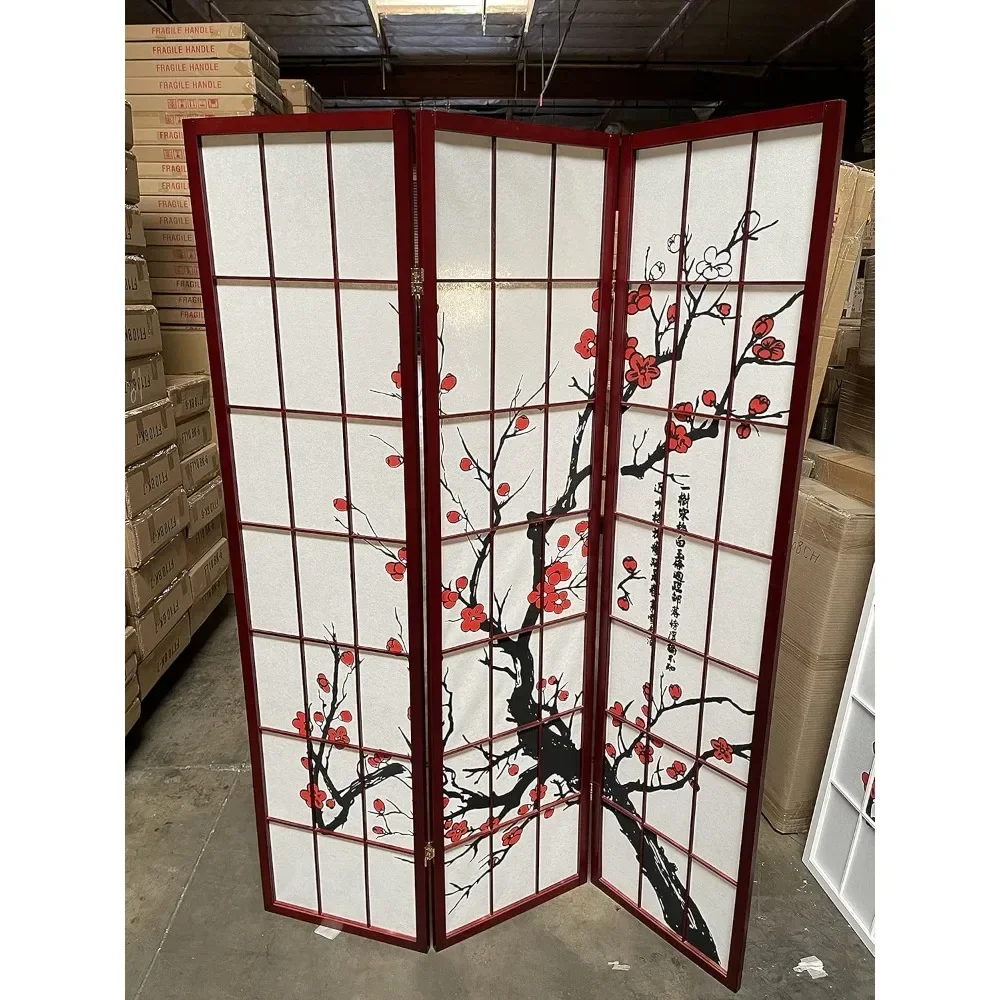 Select Plum Blossom color and Panel Room Divider