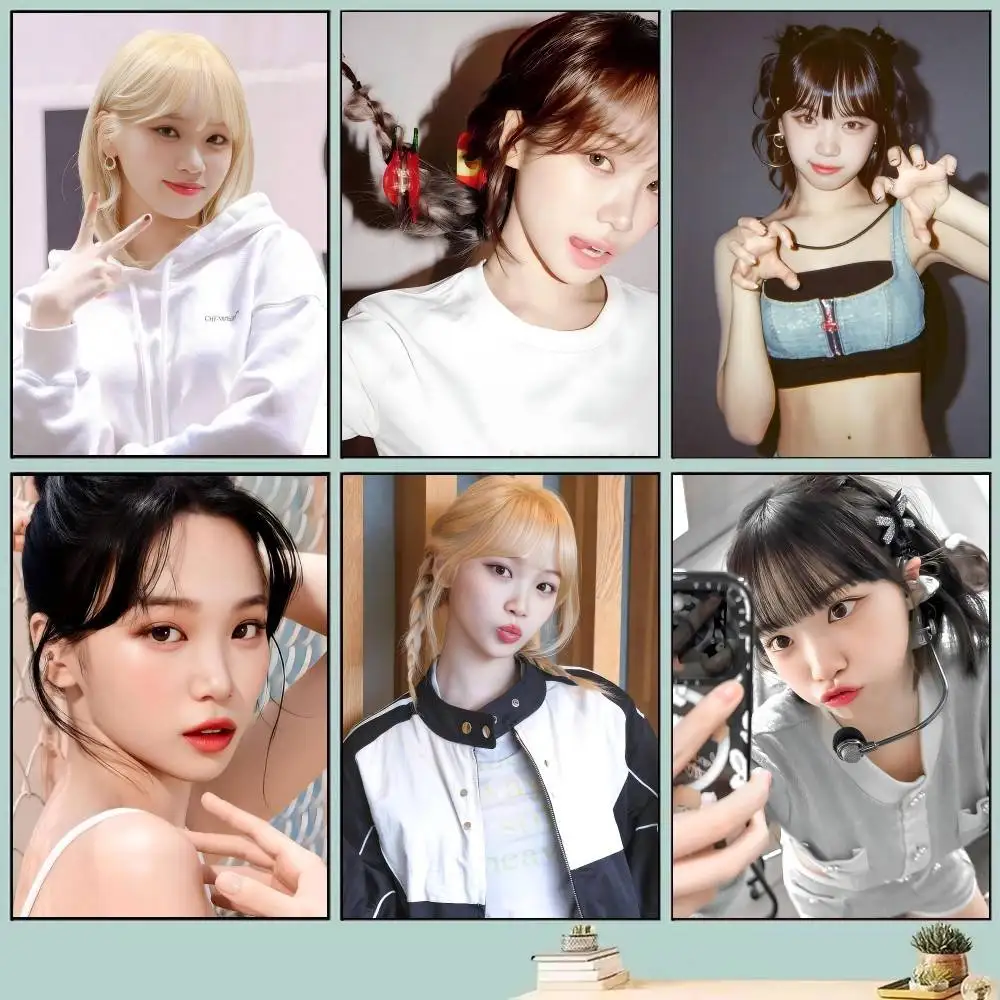 Póster autoadhesivo de Singer Idol C-Chaewon, pegatina de papel impermeable para decoración de pared de habitación, cafetería, Bar, 1 ud.