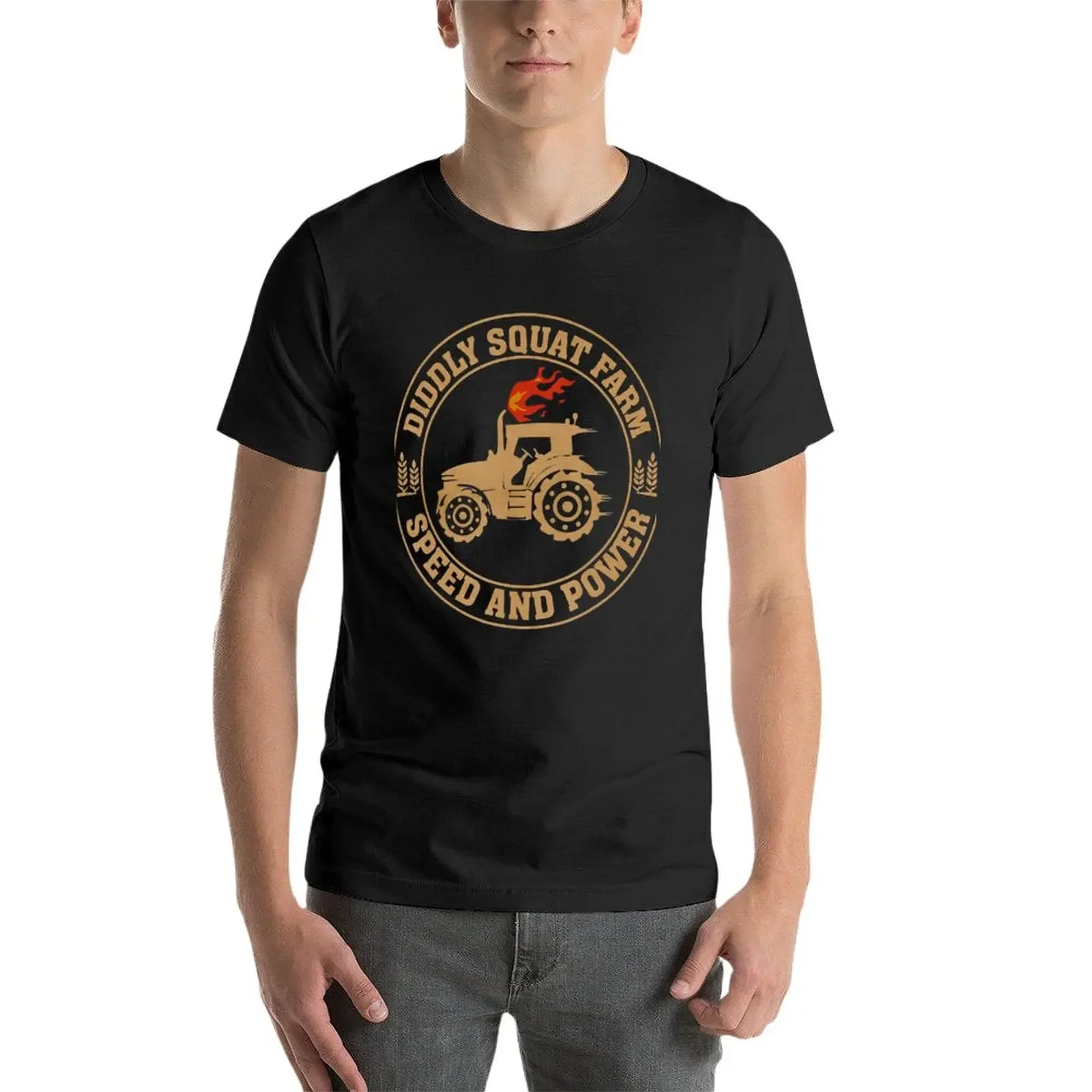 Perfect Tractor Design Diddly Squat Farm Speed And Power T-Shirt customs customizeds heavyweights sweat shirts, men