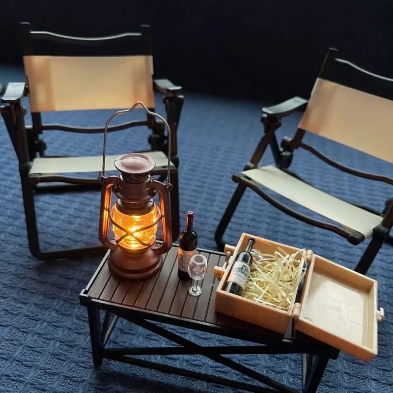 Simulação cadeira dobrável cadeira de praia decoração para 1/10 rc rastreador carro trx4 defender bronco axial scx10 rc4wd d90 chevrolet k10