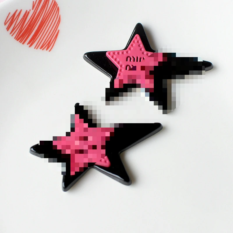 5pcs cute star cartoon resin flatback diy kawaii resin accessories crafts materials scrapbooking embellishment