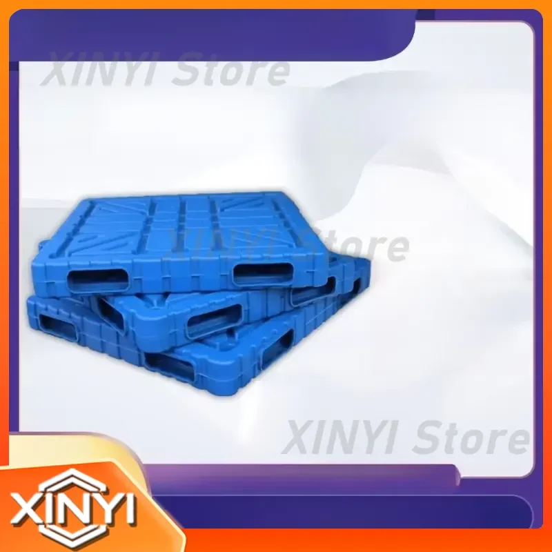 Blow Molding Double-Sided Plastic Pallet for Warehouse Forklift Logistics Moisture-Proof Pad Heavy Duty Nestable Reusable