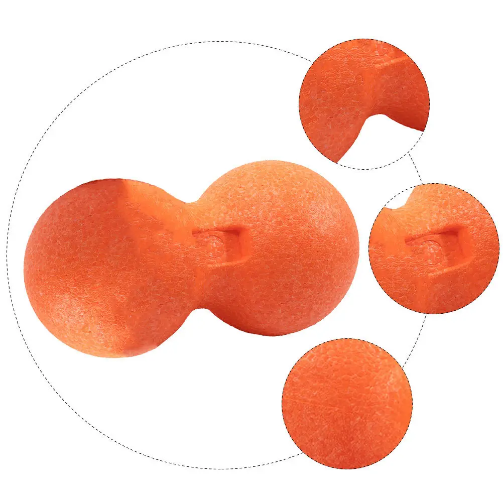 

1 шт., массажный мяч в форме арахиса, ролик для мышц, эластичный материал для глубоких тканей, фитнес-упражнения, мобильный инструмент для релаксации