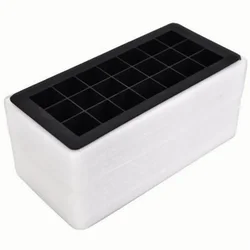 Jell-cell Clear Ice Cube Tray - Crystal Clear 1.7 Inch Ice Ball Maker, Silicone Round Ice Cube Molds for Whiskey and Cocktails