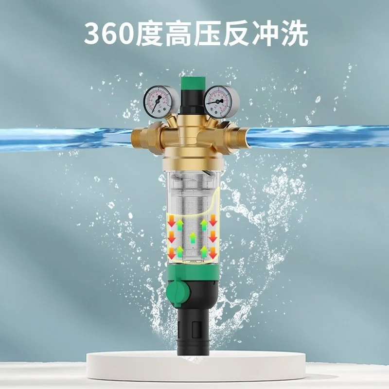 Pipeline Pressure Reducing Valve Safety Valve Adjustable Water Regulator For Pre Filter