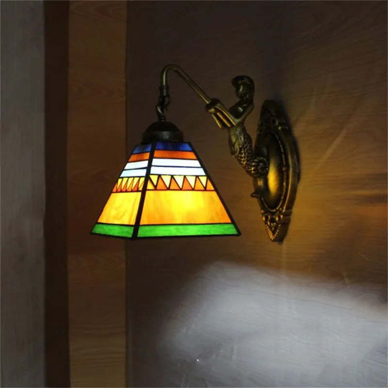 BERTH-candelabros de pared Retro, lámpara LED moderna, accesorio interior para el hogar, dormitorio, sala de estar