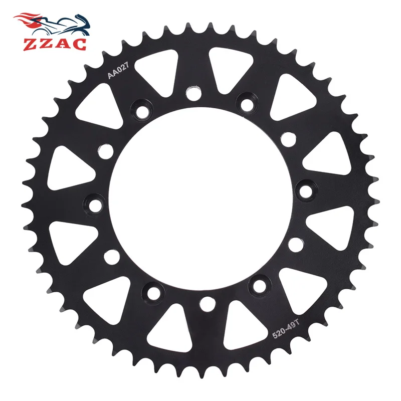 520 49T 20CrMnTi Motorcycle Rear Sprocket Sprocket For YAMAHA TT-R230 2005-2020 YZ125 YZ250 F YZ400 F YZ450 F (Monster)