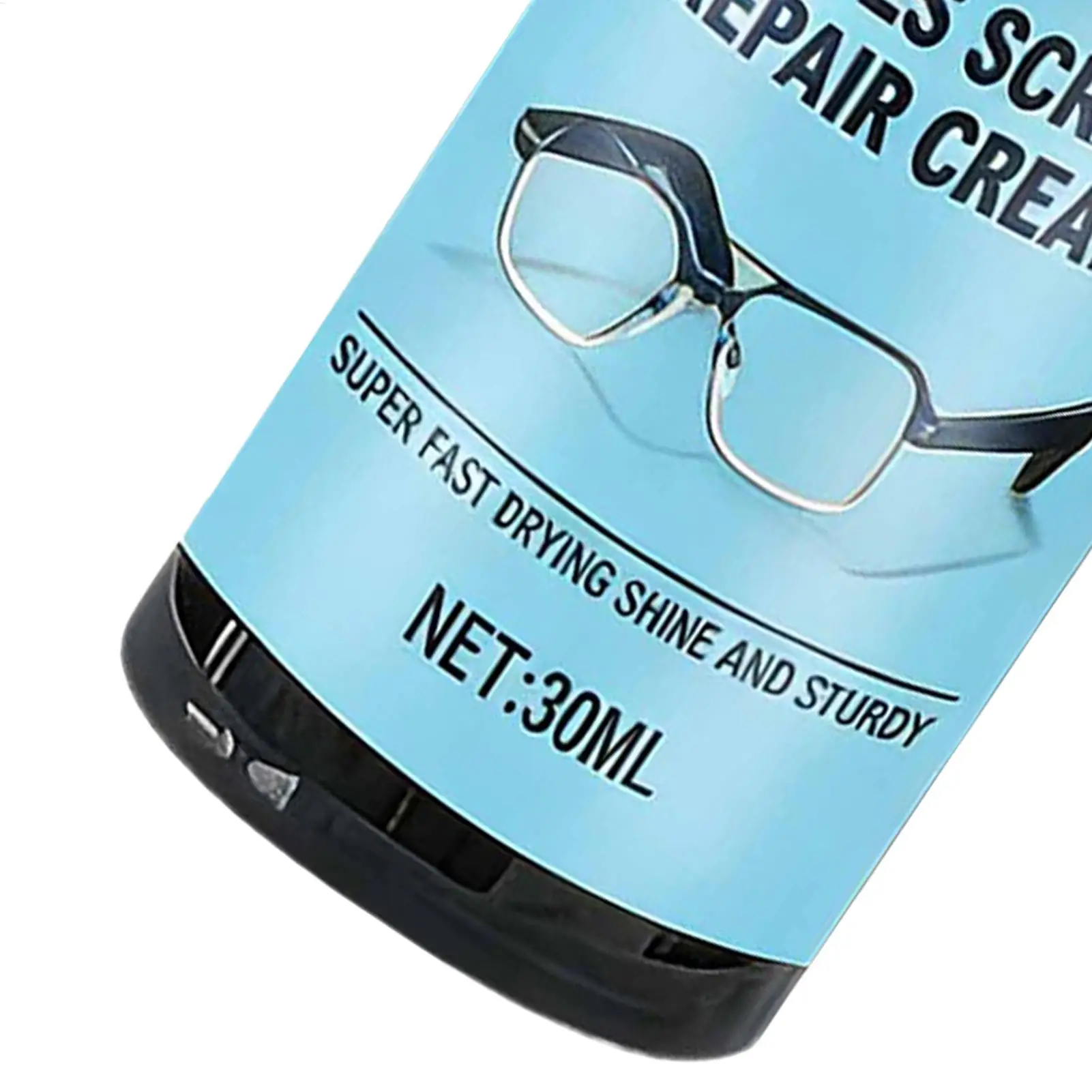 Eye Glass Scratch Remover for Lenses 30ml Watch Cleaner with Sponge Eyeglasses Scratch Remover for Camera Screen Watch Phone view 4
