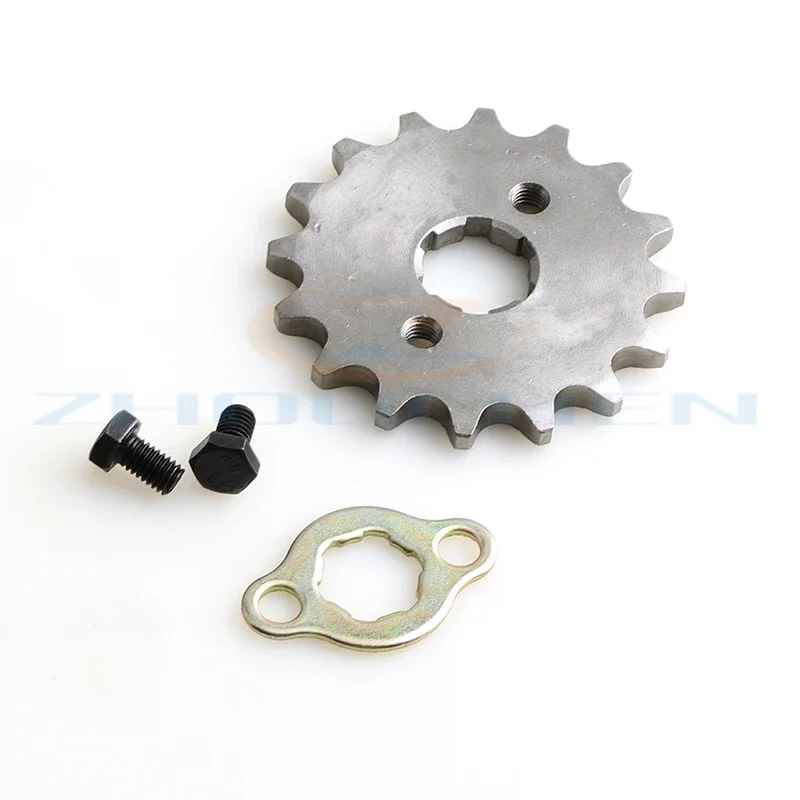 

428# 20mm 17MM 16T Front Engine Sprocket For KAYO BSE SSR SDG Dirt Pit Bike ATV Quad Go Kart Moped Buggy Scooter Motorcycle