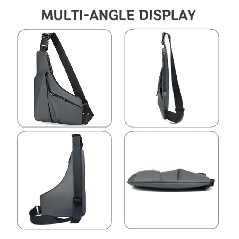 Men's Versatile Casual Chest Bag Multi-color Option Crossbody Shoulder Bag for Daily Commuting Outings 2026 NEW view 6