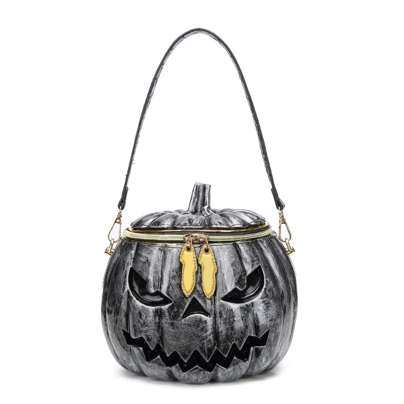 Bolsa feminina formato abóbora crossbody Bolsa ombro atraente Bolsa Halloween