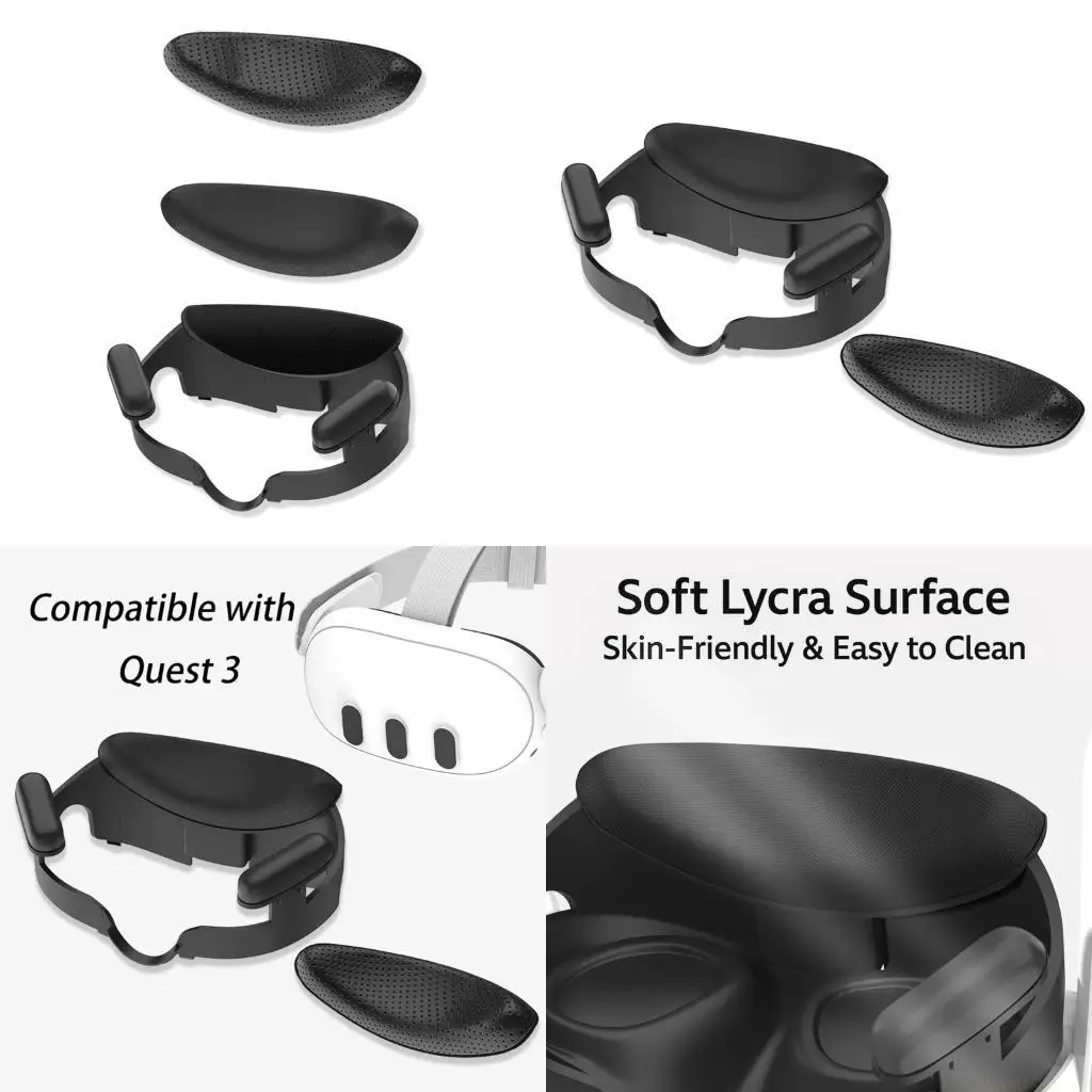 

E56B Вентилируемая подушка для лица для VR-гарнитуры Gaming Face Cover Легкая рамка Уменьшение запотевания