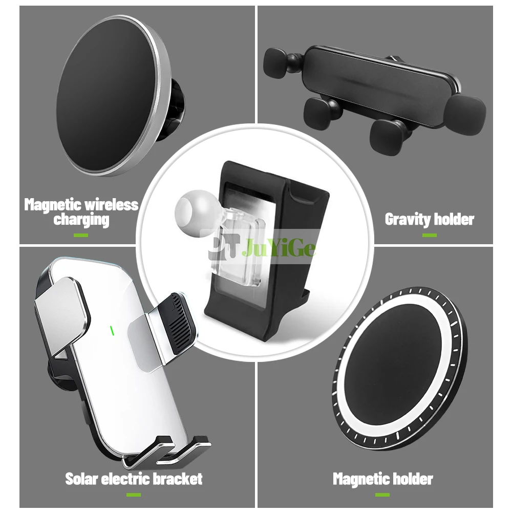 For Land Rover Range Rover Evoque 2019-2020 Car Mobile Phone Holder Special Fixed Bracket Solar Magnetic Wireless Charging image 2