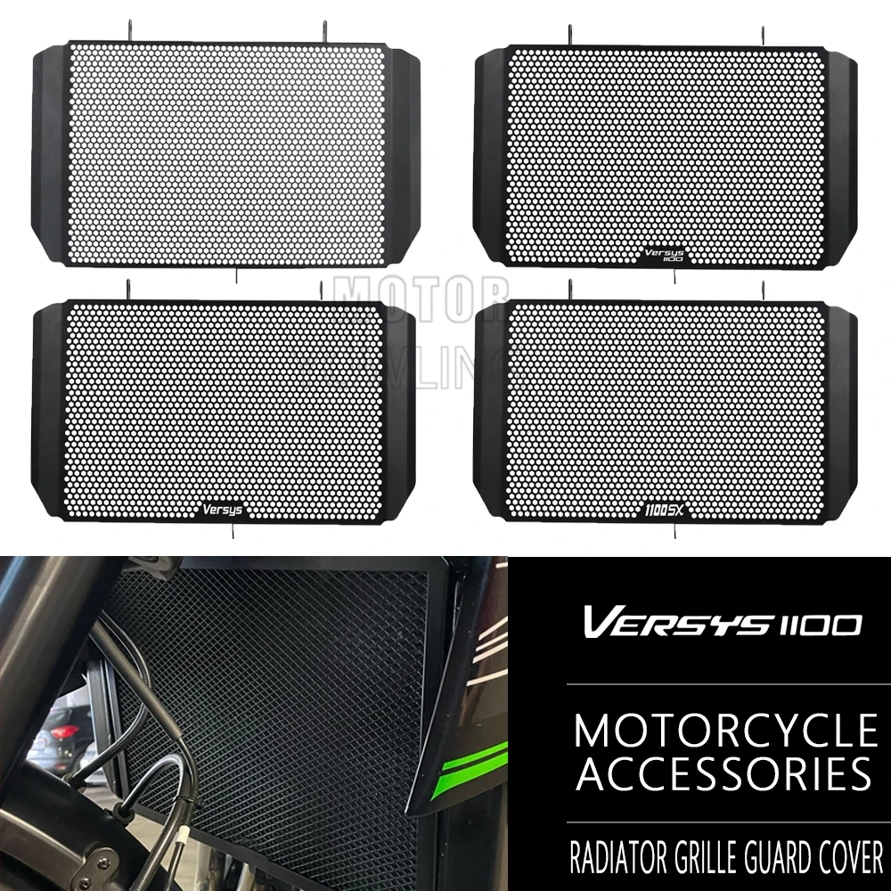 

Radiator Guard FOR KAWASAKI Z750 Z800 Z1000 Z1000SX Versys 1000 Versys 1100 Ninja1100SX 2007-2026 Radiator Grill Cover Protector
