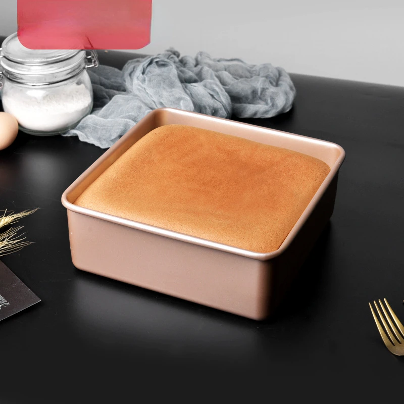 

Rectangular Carbon Steel Non Stick Cake Mold Household Non-stick Oven Cake Bread Baking Tray Bakery Accessories Kitchen Tools