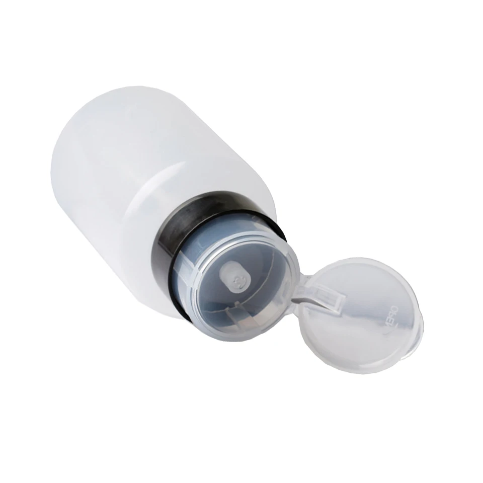 1PC 200ML Tragbare Presse Flasche Pumpe Container Mit Schloss Für Parfüm Sub-abfüllung Nail art Make-Up Spray nachfüllbare Flaschen