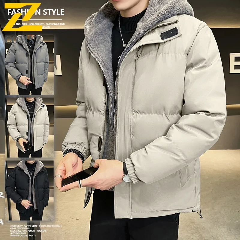 COMXZ 2025 New Padded Jacket Plus Size Autumn Winter Hooded Warm Cold Proof Ski Travel Cotton Padded Jacket Classic Bread Jacket
