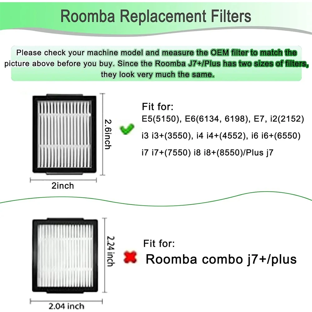 ل اي روبوت رومبا i3 i3 + i4 i6 i6 + i7 i7 + i8 i8 + J7 J8 /Plus E5 E6 E7 I ، E & J سلسلة نظافة روبوت استبدال أجزاء الملحقات #4