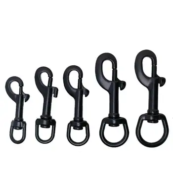 316SS Scuba Diving Clips Swivel Eye Karabinerhaken Dive Single Ended Bolt Hook Buckle Dog Clip Gear Equipment für Unterwasser