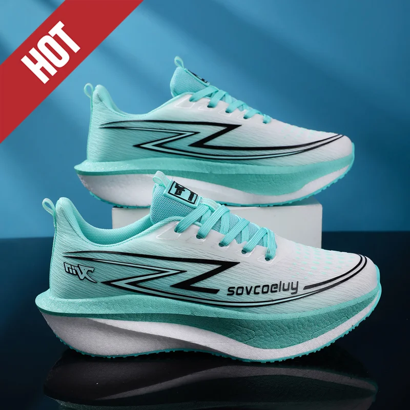 

Кроссовки для бега мужские и женские с карбоновой пластиной, для марафона, спортивные, дышащие, легкие, удобные, для ходьбы