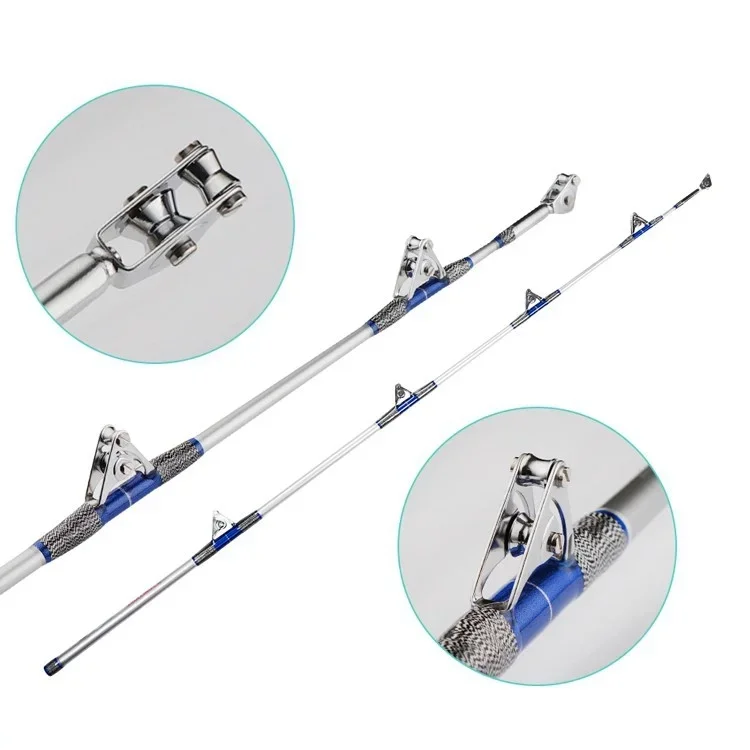 

1.98m 2.1m 6.5ft 7ft Trolling Rod High Modulus Carbon Offshore Boat Rod Rating 38-69kgs Big Game Fishing Trolling Fishing Rods