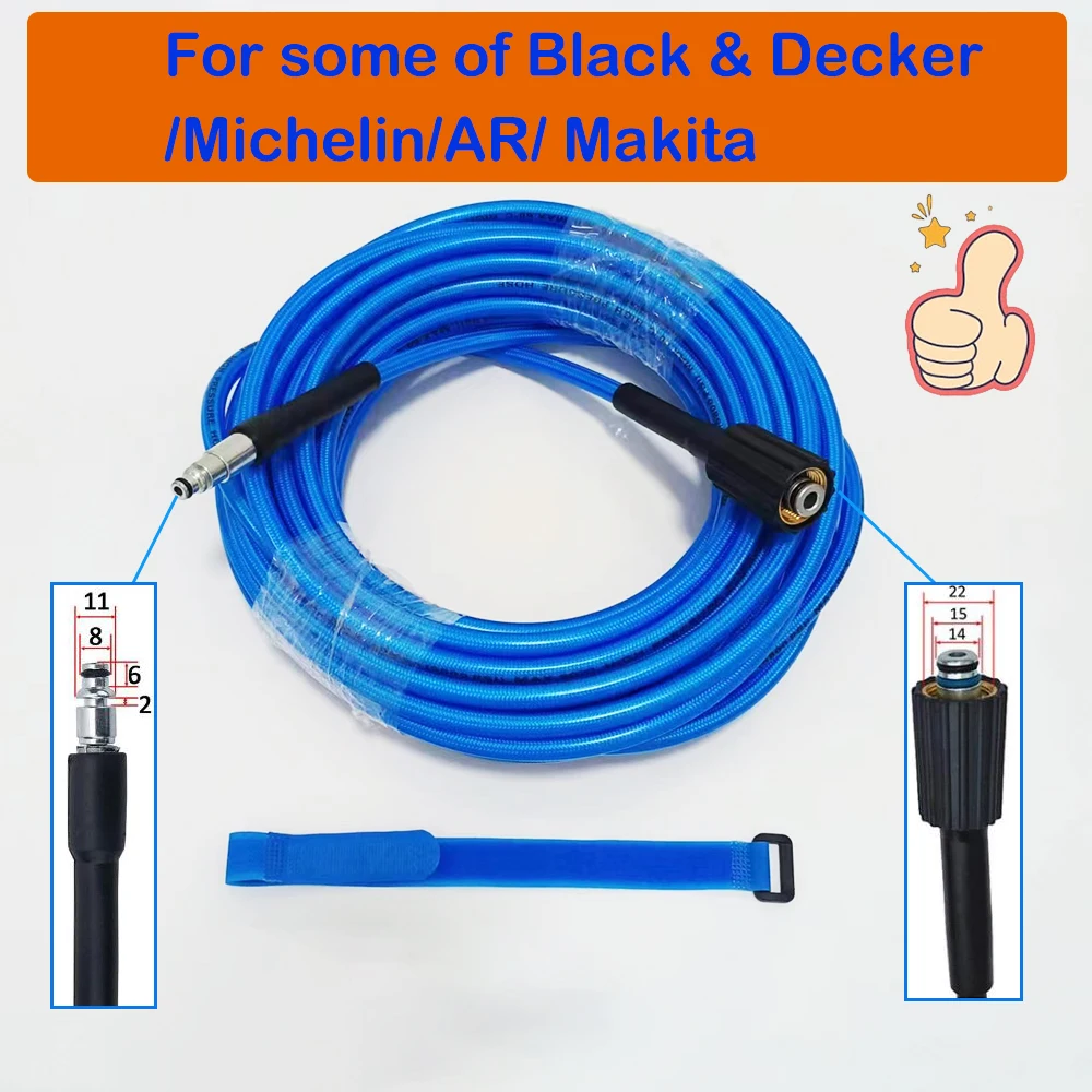 

0.5~40M Car Wash Hose Cleaning Hose Pressure Washer Hose Blue PVC Duty Wear Resistance Water Hose Cleaning Pipe Hose Washing